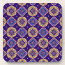 Recherche de coloré motif dessous de verres Élégant