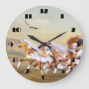 Recherche de troupeau horloges Chevaux sauvages