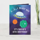 Recherche de alien espace anniversaire cartes Astronaute