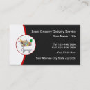 Recherche de d épicerie cartes visite Service