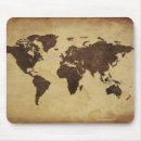Recherche de carte du monde tapis souris Horizontal