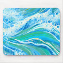 Recherche de vagues bleues tapis souris Mer