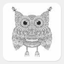Recherche de style de zen griffonnage autocollants Oiseau