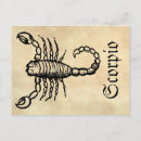 Recherche de symbole scorpion cartes postales Horoscope