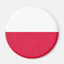 Recherche de polonais magnets Drapeau de la pologne