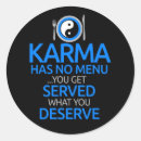 Recherche de karma autocollants Spirituel