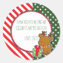 Recherche de premier noël autocollants Renne