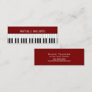 Recherche de leçons de piano cartes visite Professeur de musique
