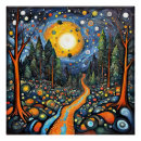 Recherche de lucioles posters Forêt