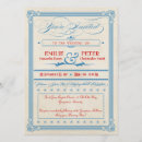 Recherche de blanc bleu rouge mariage invitations Pays