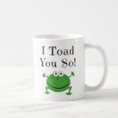 Recherche de crapaud drôle tasses Vert