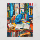 Recherche de chats et livres cartes postales Pour elle