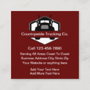 Recherche de camionneur cartes visite Professionnel