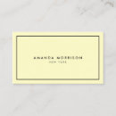 Recherche de jaune cartes visite Simple