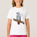 Recherche de oiseau gris tshirts Perroquet gris africain
