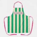 Recherche de crème verte tabliers Monogramme