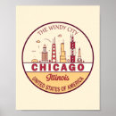 Recherche de retro chicago posters Voyage vintage rétro