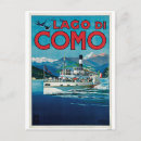 Zoek naar lake como briefkaarten Retro