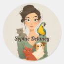Recherche de dessin perroquet autocollants Illustration