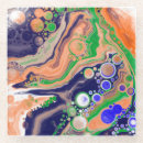 Zoek naar gekleurde onderzetters Blauw