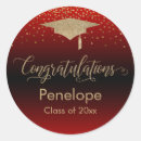 Recherche de red graduation party autocollants Pour tous