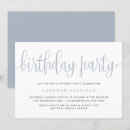 Recherche de dusty blue invitations Calligraphie
