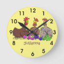 Recherche de poulet horloges Illustration