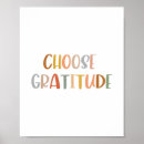 Recherche de gratitude posters Citation inspirante