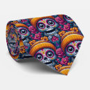 Recherche de calavera cravates Coloré