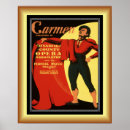Recherche de carmen posters Vintage
