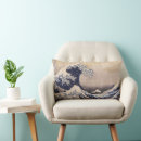 Recherche de grande vague coussins Japon