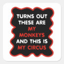 Zoek naar grappige apen stickers Humor