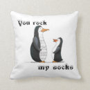 Recherche de de pingouin coussins Noir et blanc