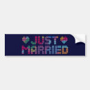 Recherche de mariage voiture autocollants Nouveaux mariés