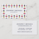 Recherche de motif de pastèque cartes visite À la mode