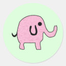 Recherche de éléphant rose autocollants Pour enfants