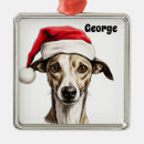 Recherche de whippet ornements Noël