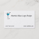Recherche de verre martini cartes visite Alcool
