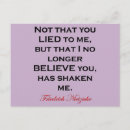 Recherche de friedrich nietzsche cartes postales Philosophie