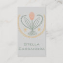 Recherche de tendresse cartes visite Floral