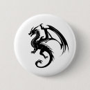 Recherche de dragon noir badges Imaginaire