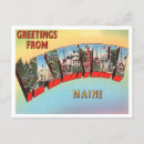 Recherche de salutations du maine cartes postales Travel