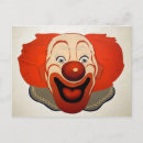 Recherche de clown cartes postales Vintage