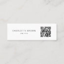 Recherche de sécurité cartes visite Code qr