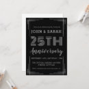 Recherche de mariage anniversaire invitations Du 25e du