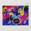 Recherche de jazz band cartes postales Guitare