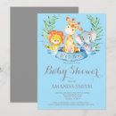 Zoek naar safari baby shower invitations Schattig
