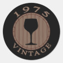 Recherche de fait en 1975 autocollants Vintage