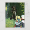 Recherche de petit loup cartes postales Vintage