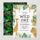 Recherche de safari 1ans anniversaire invitations Zoo